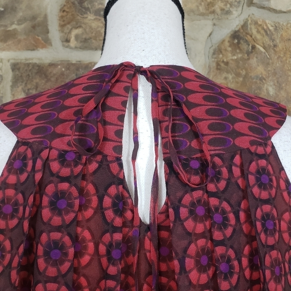 Nwt Calypso Christiane Celle XS Silk Pele Dress - Picture 5 of 8
